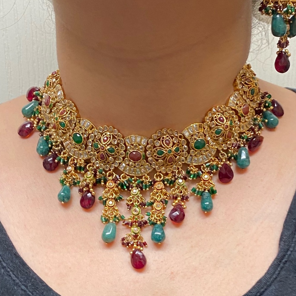 Indian/Pakistani necklace set - Picture 10 of 11